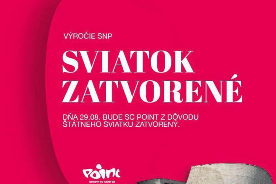 Sviatok ZATVORENÉ